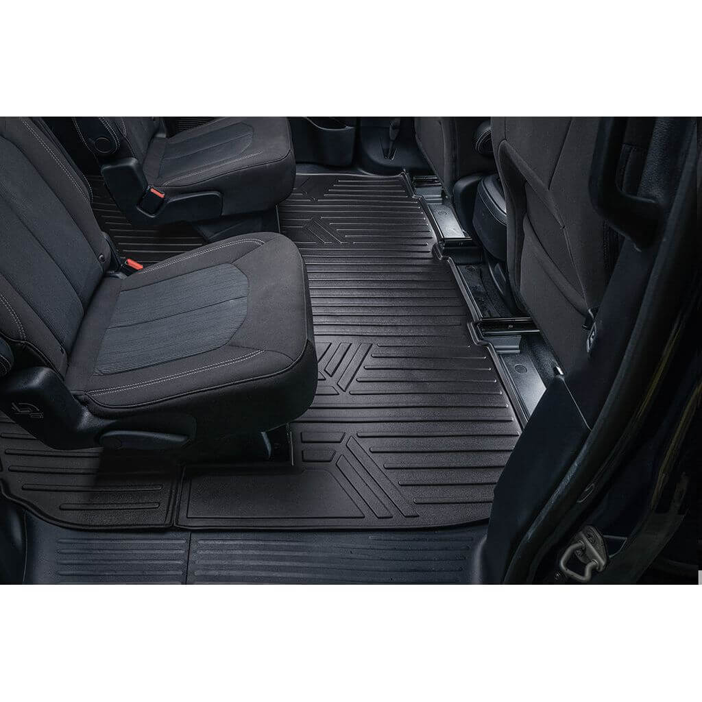 SMARTLINER Custom Fit Floor Liners For 2021-2025 Chrysler Pacifica with 2nd Row Bench (Touring & L Models) Smartliner USA