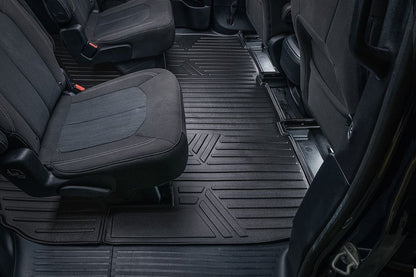 SMARTLINER Custom Fit Floor Liners For 2017-2020 Chrysler Pacifica with 2nd Row Bench Seats (8 Passenger Model) Smartliner USA