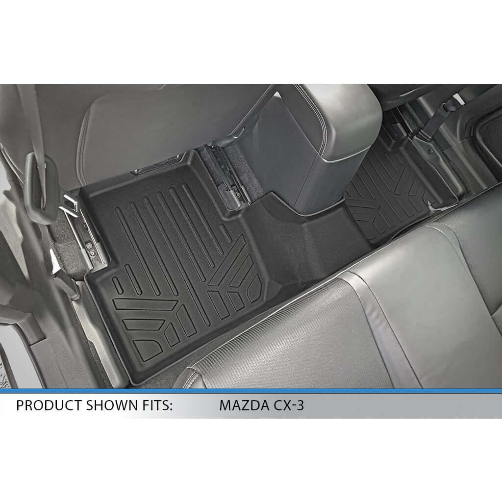 SMARTLINER Custom Fit Floor Liners For 2016-2021 Mazda CX-3 With Cargo Tray Smartliner USA
