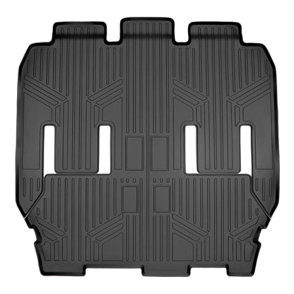 Smart Trim™ Custom Fit Floor Liners For 2017-2020 Chrysler Pacifica with 2nd Row Bucket Seats Smartliner USA