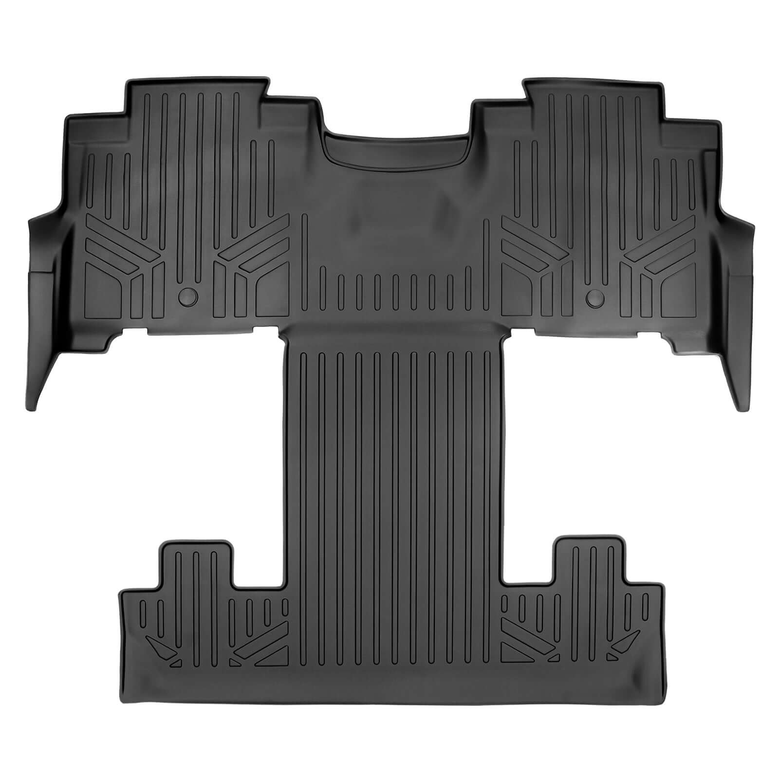 Smart Trim™ Custom Fit Floor Liners For 2018-2024 Lincoln Navigator 2nd Row Bucket Seats (Only Max or L) Smartliner USA