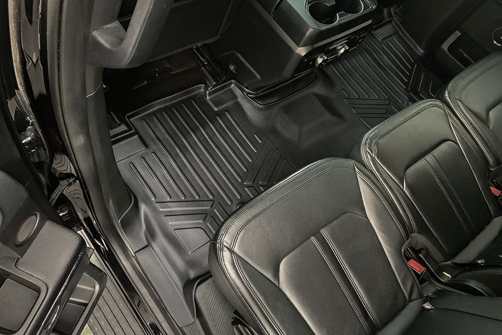 Smartliner Custom Fit Floor Liners For 2018-2024 Ford Expedition Max/Lincoln Navigator L (with 2nd Row Bench Seat) Smartliner USA