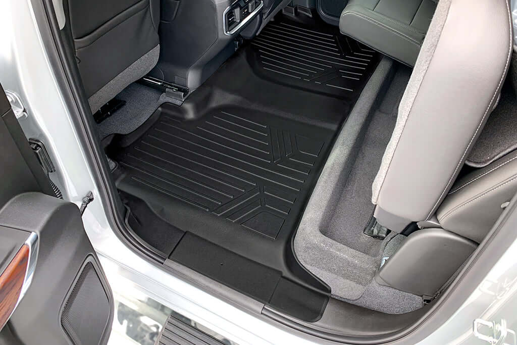 SMARTLINER Custom Fit Floor Liners Compatible With 2020-2025 Chevrolet Silverado 2500 HD | 3500 HD (Crew Cab|Carpeted Flooring|1st Row Bucket Seats|with 2nd Row Underseat Storage) Smartliner USA