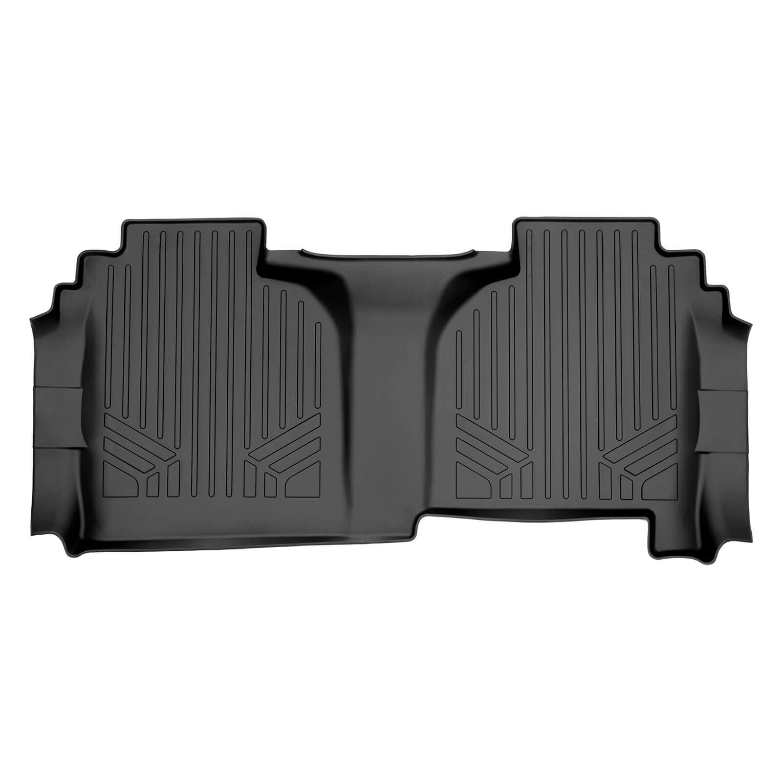 SMARTLINER Custom Fit Floor Liners For 2019-2024 GMC Sierra 1500 Double Cab with Carpet Flooring and 1st Row Bench Seat without OTH coverage (without 2nd Row Under Seat Storage) Smartliner USA