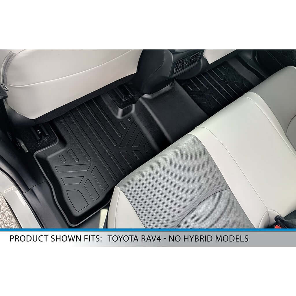 SMARTLINER Custom Fit Floor Liners For 2019-2025 Toyota RAV4 (No Hybrid Models) Smartliner USA