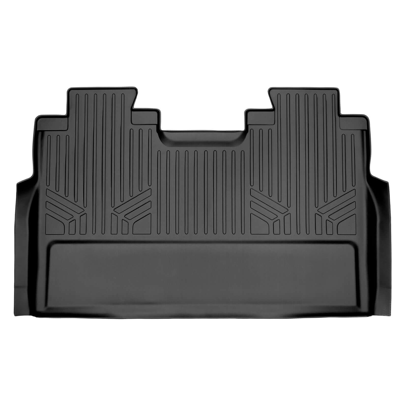 SMARTLINER Custom Fit Floor Liners For 2017-2025 Ford Super Duty Crew with Vinyl Flooring and 2nd Row Bench Seat Smartliner USA