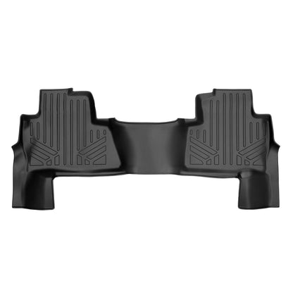 SMARTLINER Custom Fit Floor Mats 3 Rows and Cargo Liner Behind 2nd Row Set Black 2015 - 2020 Tahoe / Yukon with 2nd Row Bench Seats Smartliner USA