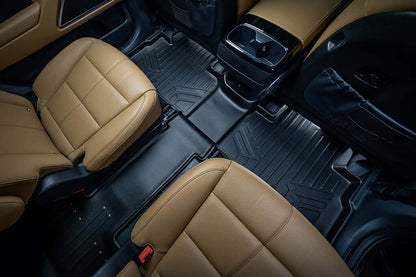 SMARTLINER AUTO™ Custom Fit Floor Liners For 2020-2025 Kia Telluride with 2nd Row Bucket Seat No Center Console with in between Coverage Smartliner USA