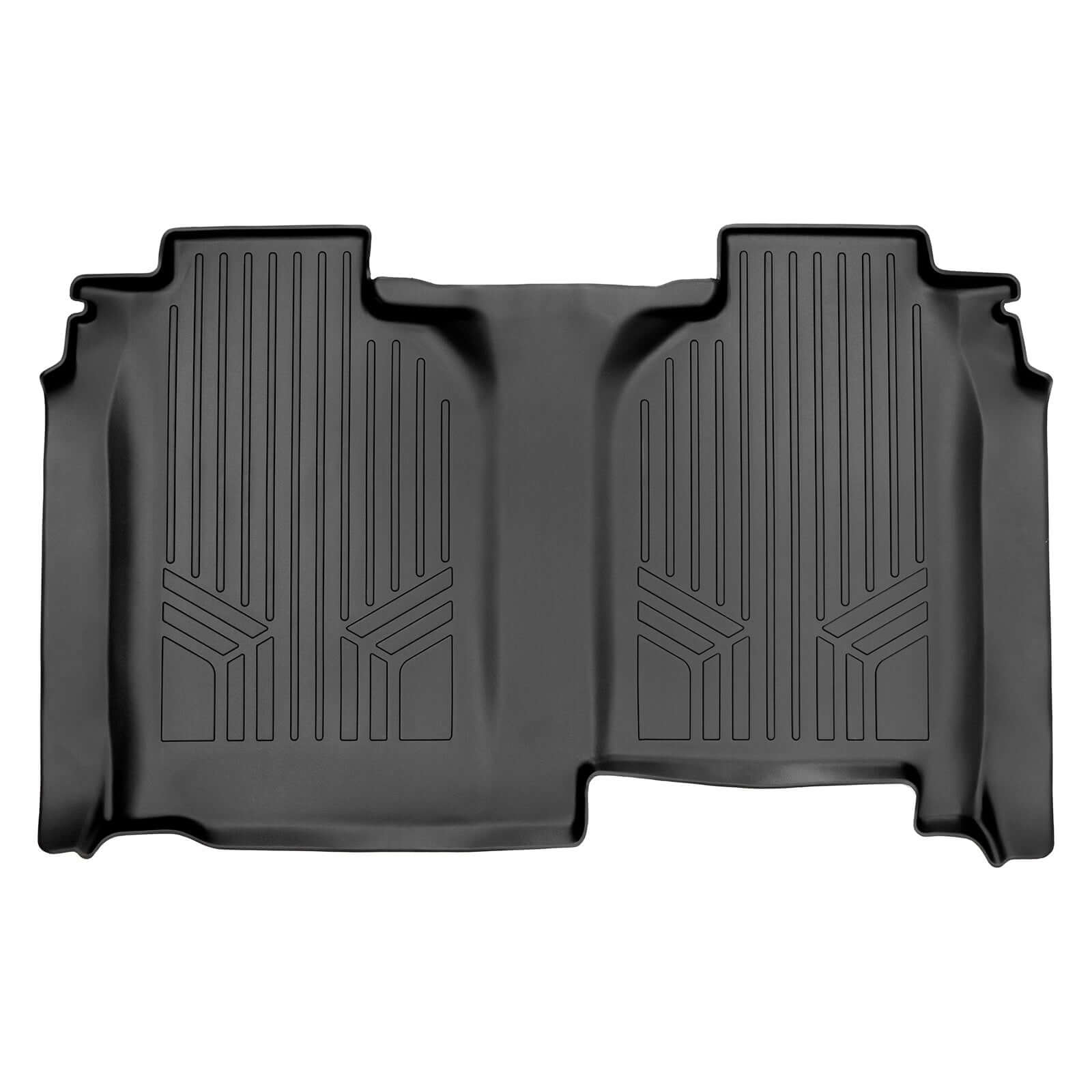 SMARTLINER Custom Fit Floor Liners Compatible With 2020-2025 Chevrolet Silverado 2500 HD | 3500 HD (Crew Cab|Vinyl Flooring|1st Row Bucket Seats|Without Over the Hump Coverage|without 2nd Row Underseat Storage) Smartliner USA