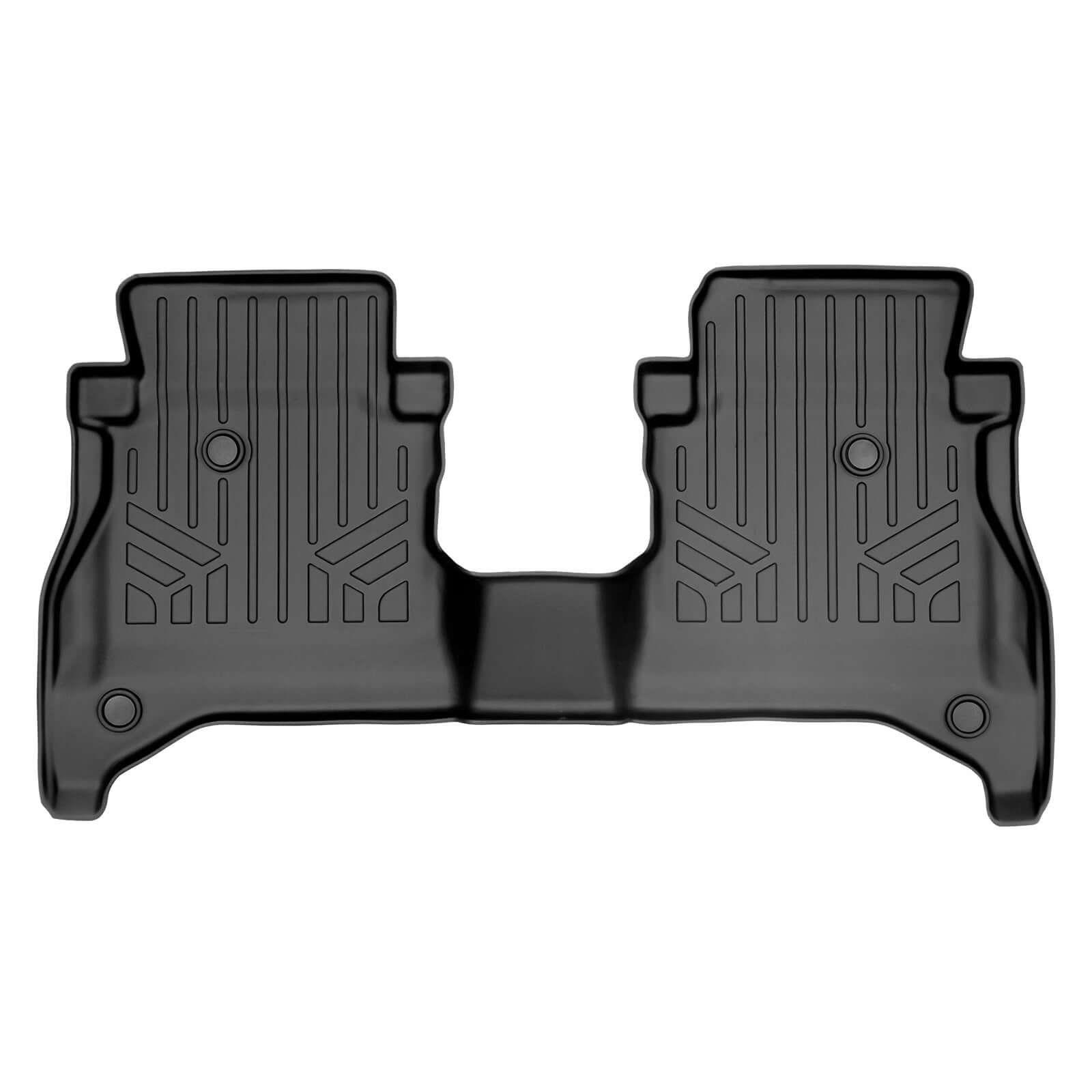 SmartCoverage™ Custom Fit Floor Liners For 2020-2025 Jeep Gladiator with Non Lockable Rear Underseat Storage Smartliner USA