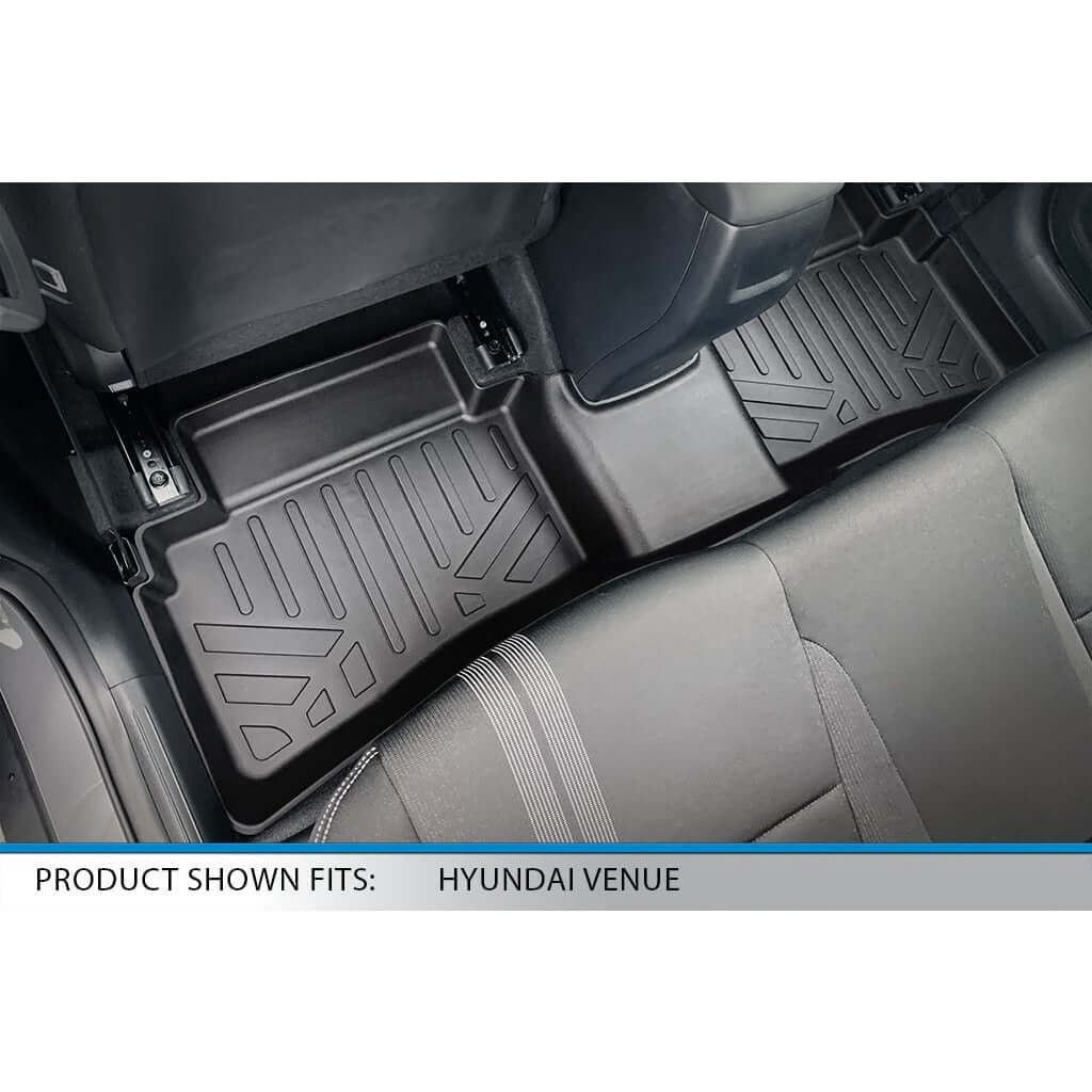 SMARTLINER Custom Fit Floor Liners For 2020-2025 Hyundai Venue (Upper Cargo Position) Smartliner USA