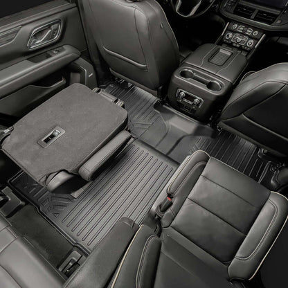 SMARTLINER Custom Fit Floor Liners For 2021-2025 Cadillac Escalade with 2nd Row Bucket Seats Smartliner USA