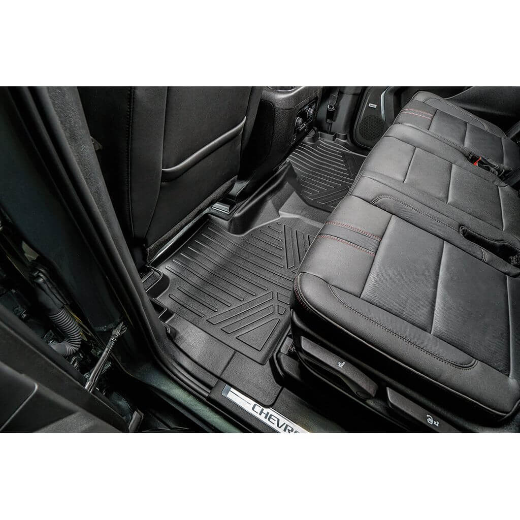 SMARTLINER Custom Fit Floor Liners For 2021-2025 Chevrolet Suburban with 2nd Row Bench Seat Smartliner USA