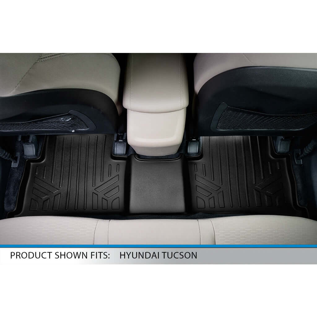 SMARTLINER Custom Fit Floor Liners For 2019-2021 Hyundai Tucson (With hook retention) Smartliner USA