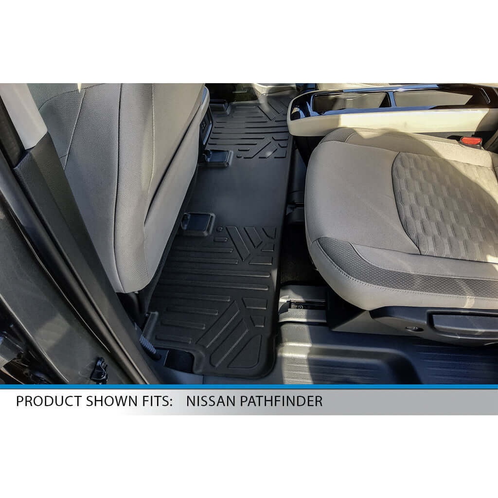 SMARTLINER Custom Fit Floor Liners For 2022-2025 Nissan Pathfinder (7 Passenger) Smartliner USA
