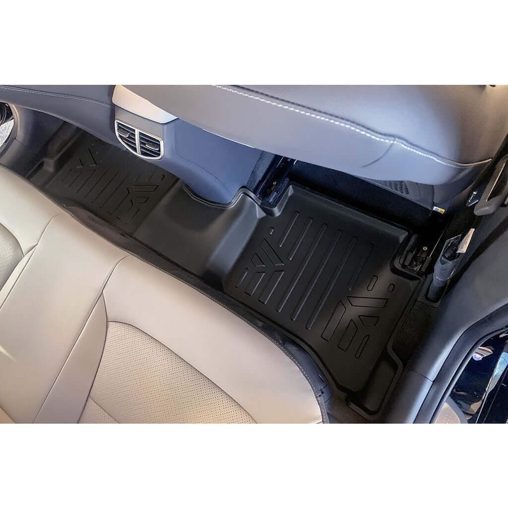 SMARTLINER Custom Fit Floor Liners For 2019-2022 Hyundai Ioniq Hybrid Blue Trim no Subwoofer in Cargo Area (Does Not Fit Electric Models) Smartliner USA