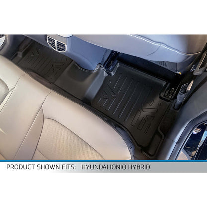 SMARTLINER Custom Fit Floor Liners For 2017-2022 Hyundai Ioniq Hybrid with Subwoofer in Cargo Area (Does Not Fit Electric Models) Smartliner USA