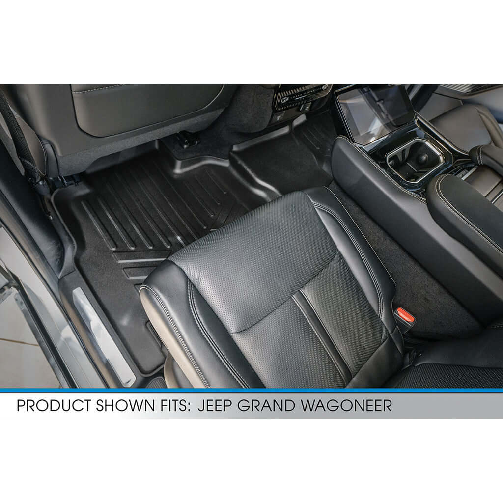 SMARTLINER Custom Fit Floor Liners For 2022-2025 Jeep Grand Wagoneer (8 Passenger Model) Smartliner USA