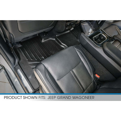 SMARTLINER Custom Fit Floor Liners For 2022-2025 Jeep Grand Wagoneer (8 Passenger Model) Smartliner USA