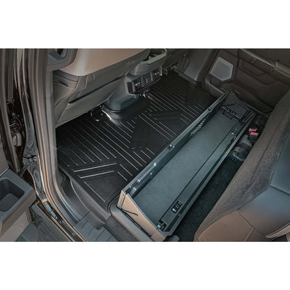 SmartCoverage™ Custom Fit Floor Liners For 2015-2025 Ford F-150 with 1st Row Bucket Seats & OEM 2nd Row Under Seat Storage Smartliner USA