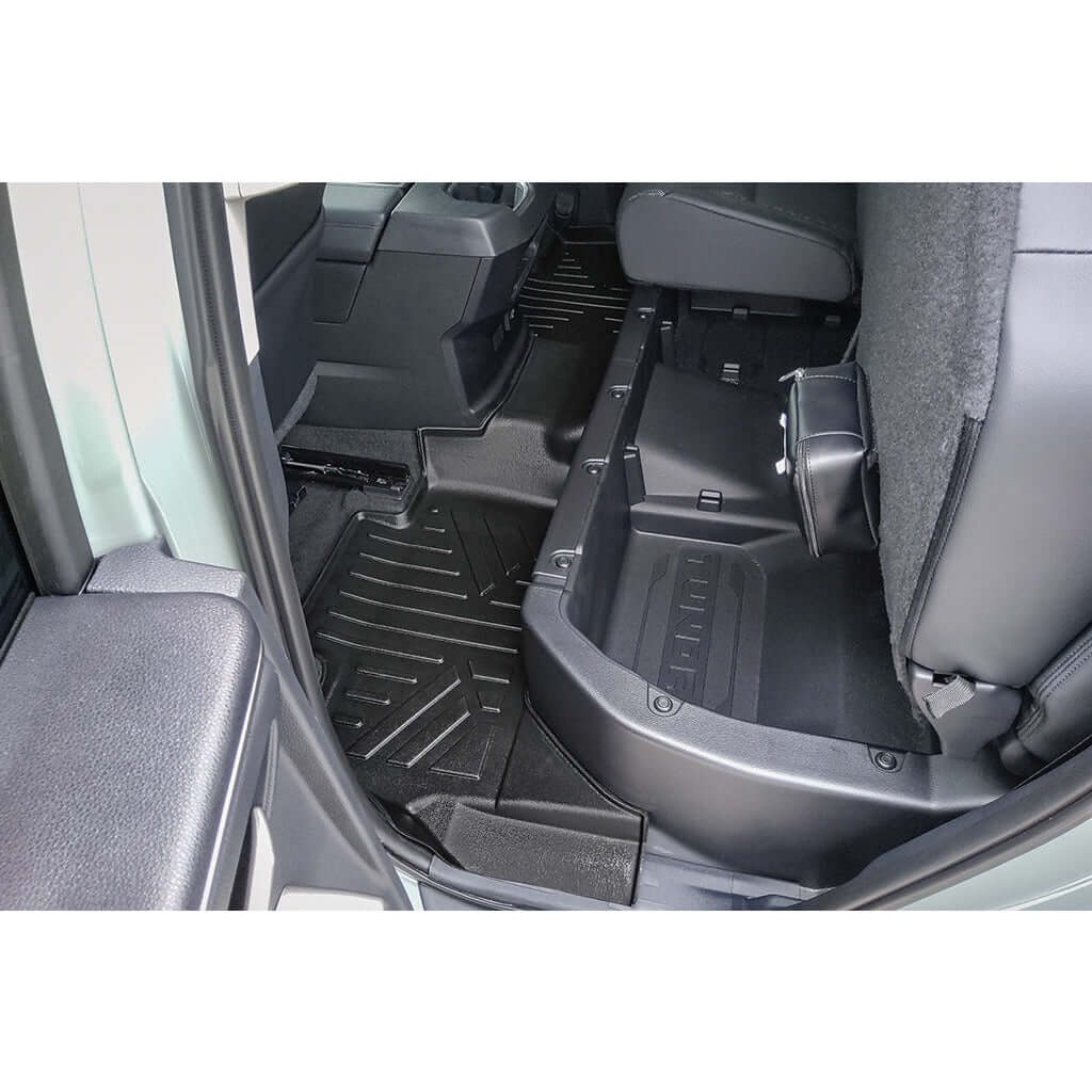 SMARTLINER Custom Fit Floor Liners For 2022-2025 Toyota Tundra (Extended Cab/ Double Cab) with Underseat Storage Smartliner USA