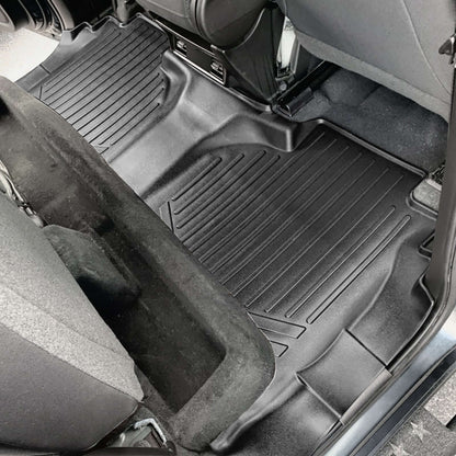 SMARTLINER Custom Fit Floor Liners Compatible With 2020-2025 Chevrolet Silverado 2500 HD | 3500 HD (Double Cab|Carpeted Flooring|1st Row Bench Seat|With Over the Hump Coverage|with 2nd Row Underseat Storage) Smartliner USA