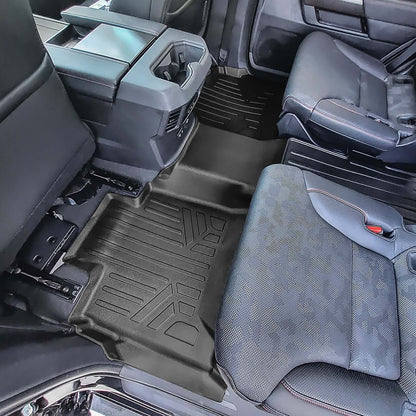 SMARTLINER Custom Fit Floor Liners For 2023-2025 Toyota Sequoia (7 Passenger Model without Center Console) Smartliner USA