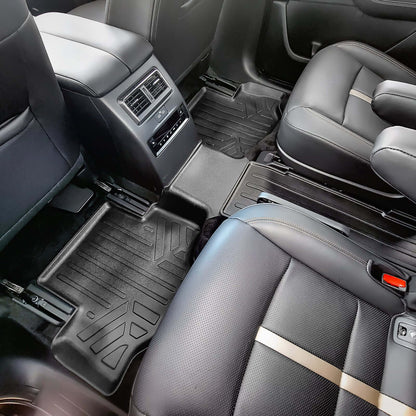 SMARTLINER Custom Fit Floor Liners For 2024-2025 Mazda CX-90 (Only Fits 2nd Row Bucket Seats With No Center Console) Smartliner USA