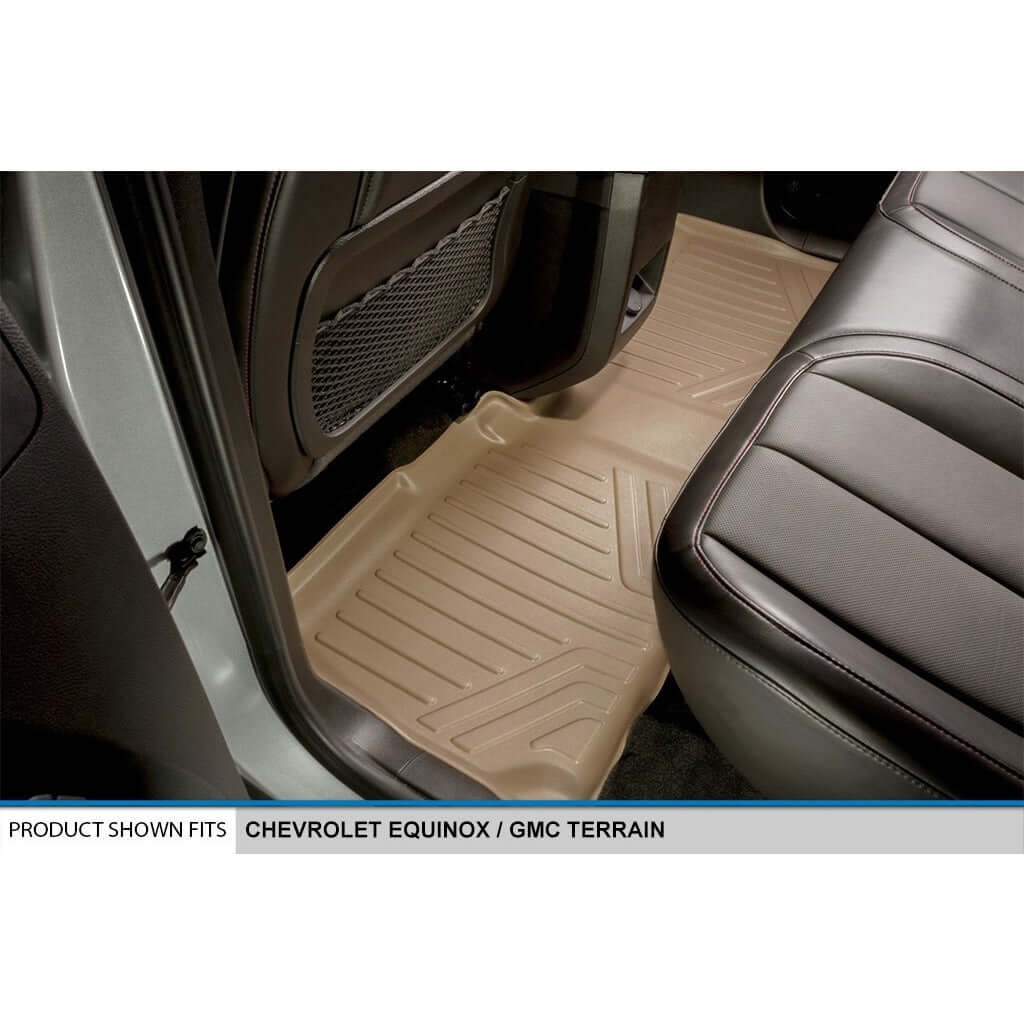Smart Trim™ Custom Fit Floor Liners For 2011-2017 Chevy Equinox / GMC Terrain (with Dual Front Floor Posts) Smartliner USA