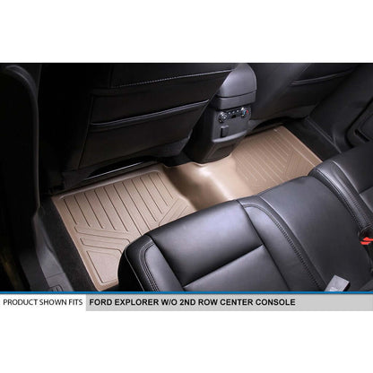 SMARTLINER Custom Fit Floor Liners For 2017-2019 Ford Explorer (without 2nd Row Center Console) Smartliner USA