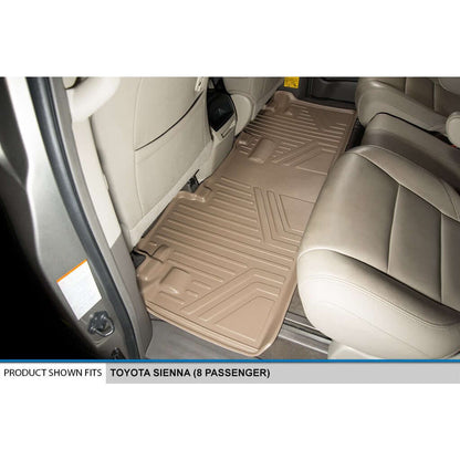 SMARTLINER Custom Fit Floor Liners For 2013-2020 Toyota Sienna (8 Passenger Model) Smartliner USA