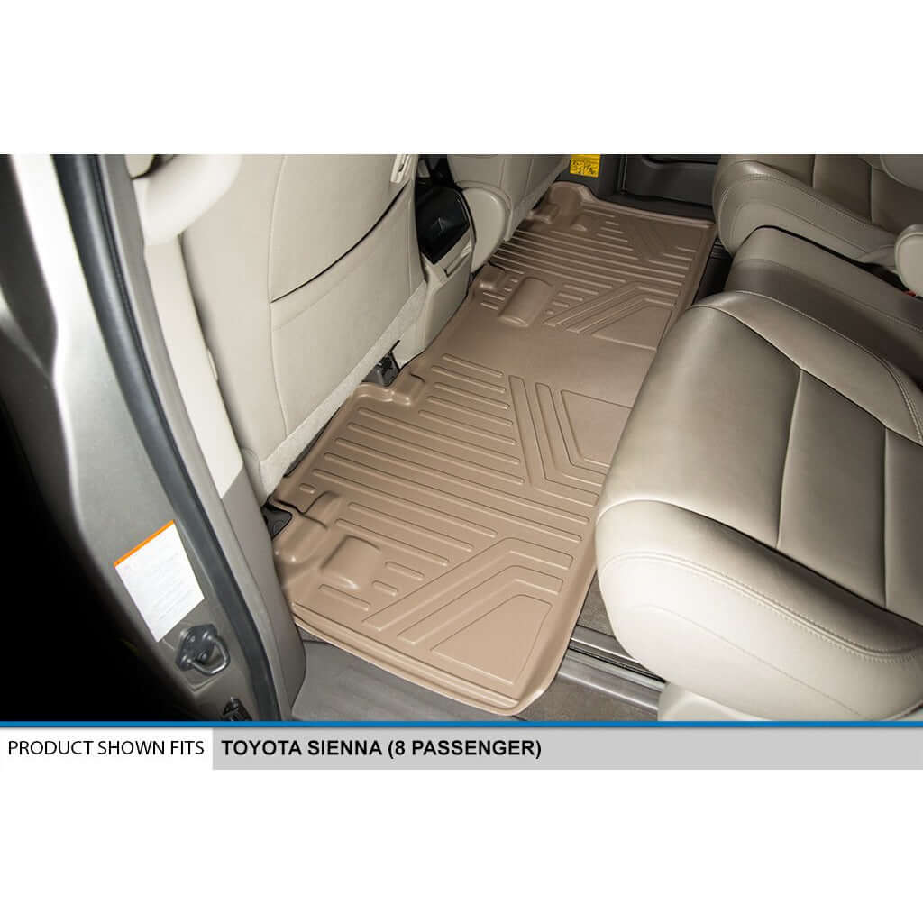 SMARTLINER Custom Fit Floor Liners For 2011-2012 Toyota (Sienna 8 Passenger Model) Smartliner USA