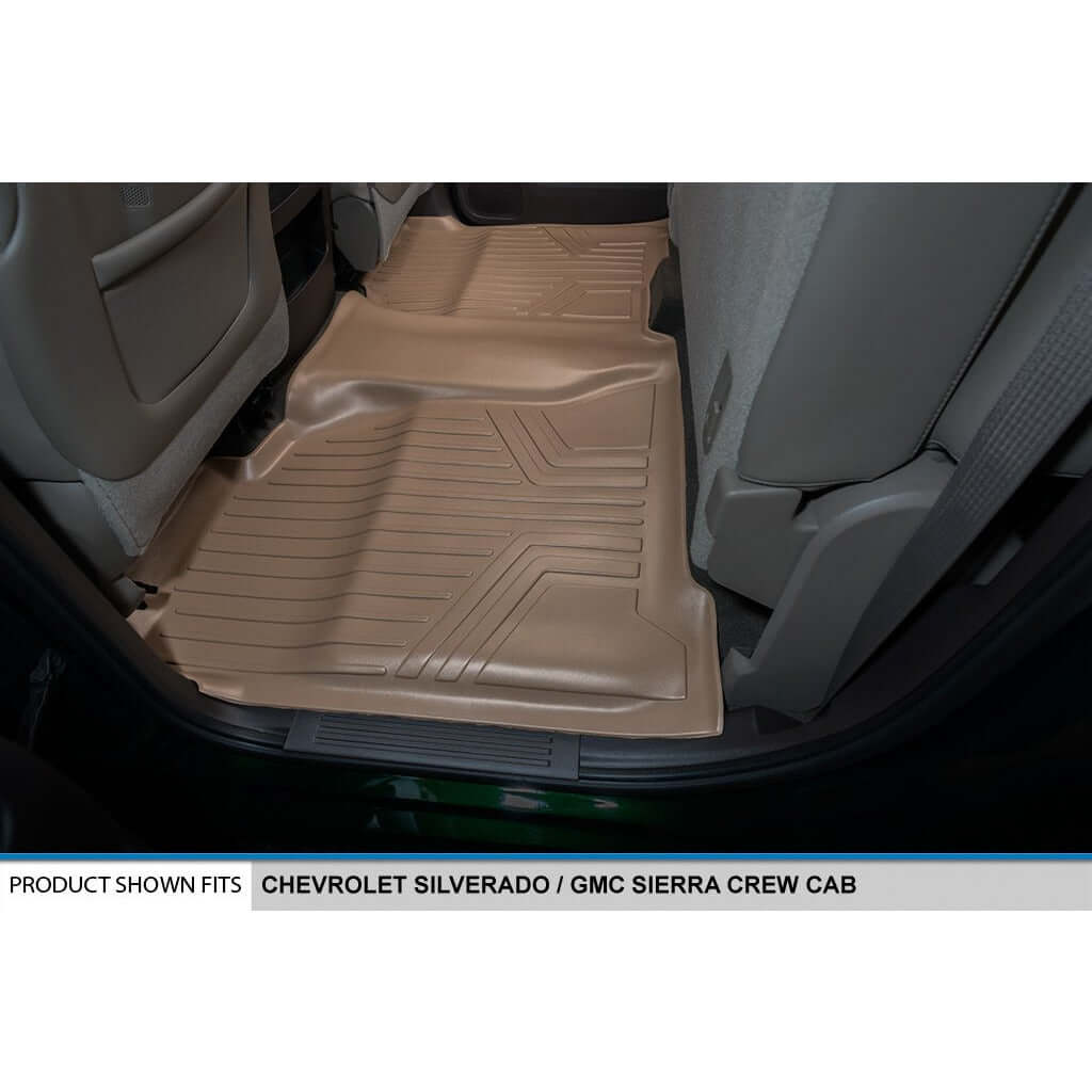 SmartCoverage™ Custom Fit Floor Liners For Crew Cab 2014-2018 Silverado/Sierra 1500 - 2015-2021 2500/3500 HD Smartliner USA