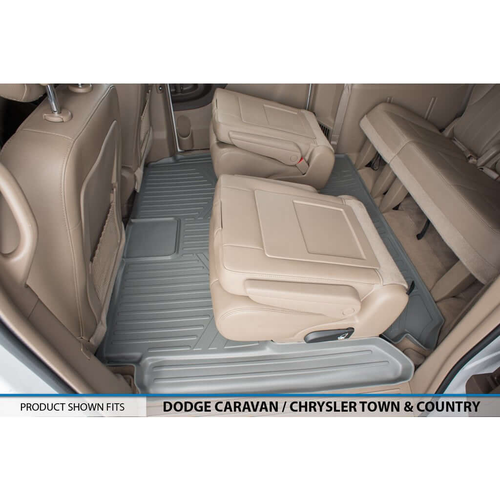 Smart Trim™ Custom Fit Floor Liners For 2008 2020 Caravan/Town & Country (Stow'n Go Only) Smartliner USA