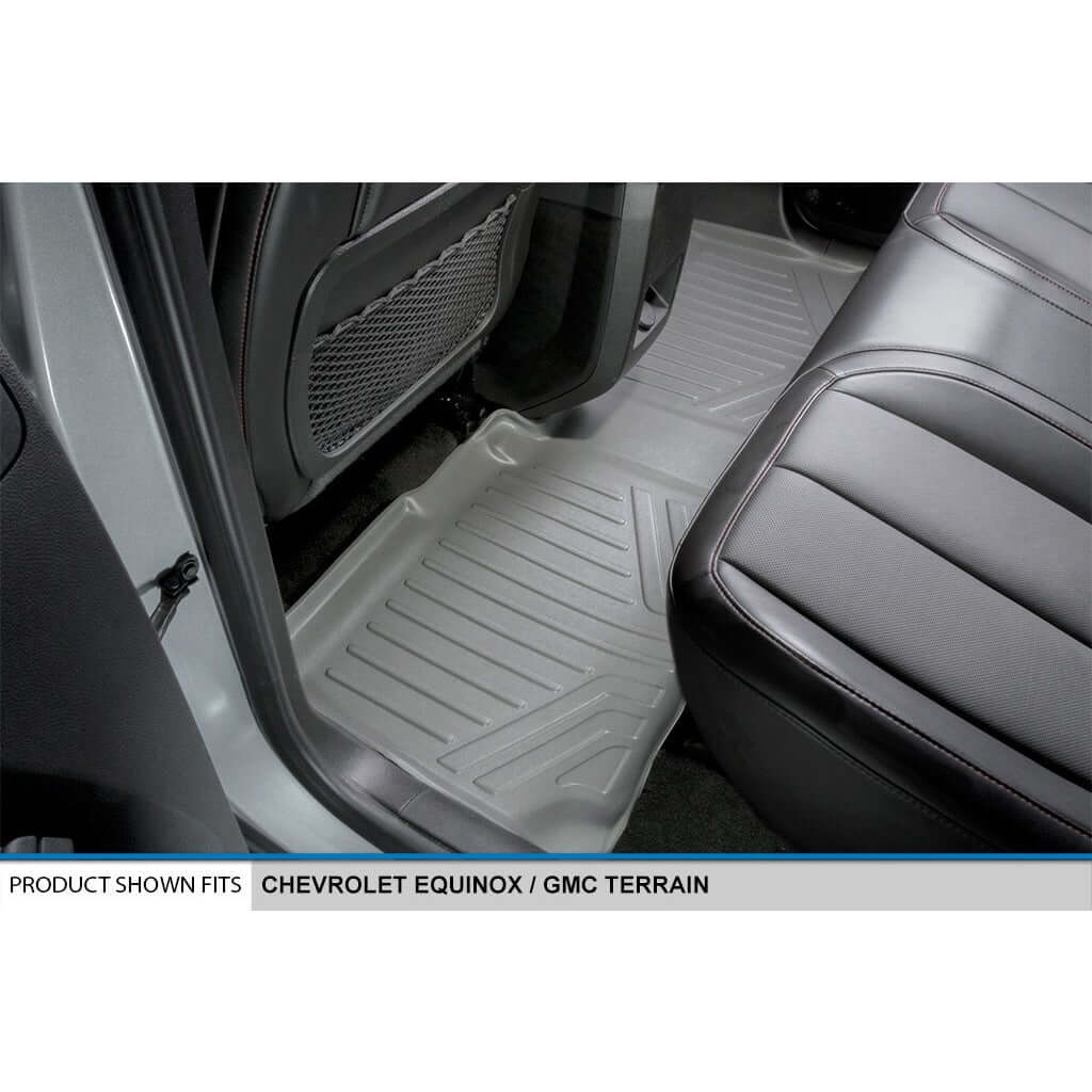 Smart Trim™ Custom Fit Floor Liners For 2011-2017 Chevy Equinox / GMC Terrain (with Dual Front Floor Posts) Smartliner USA