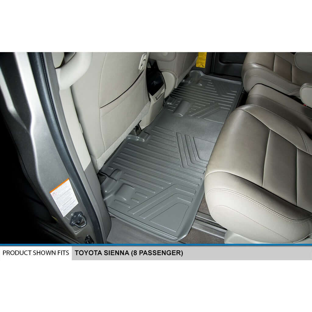SMARTLINER Custom Fit Floor Liners For 2011-2012 Toyota Sienna (8 Passenger Model) Smartliner USA