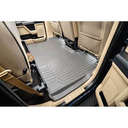 SmartCoverage™ Custom Fit Floor Liners For 2015-2025 Ford F-150 SuperCrew Cab with 1st Row Bench Seat No 2nd Row Underseat Storage (Vinyl Flooring) Smartliner USA