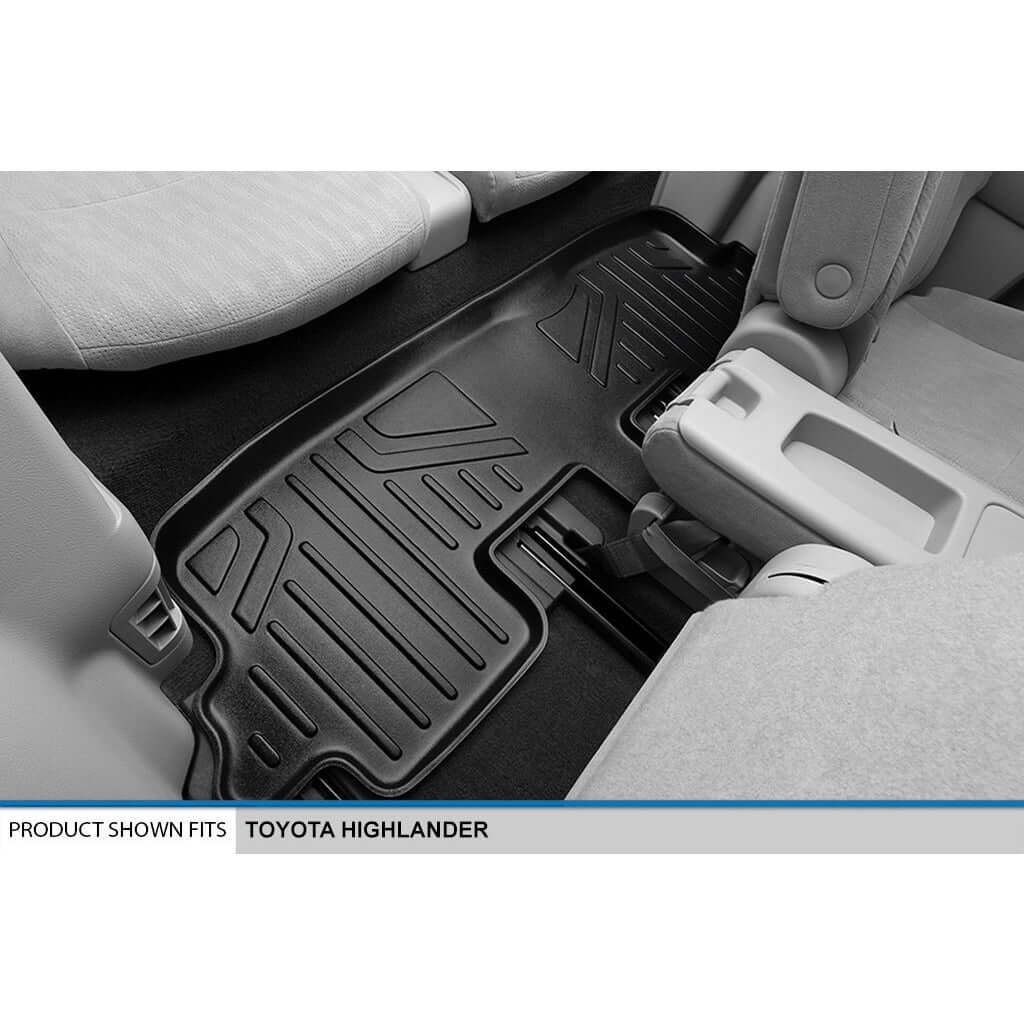 SMARTLINER Custom Fit Floor Liners For 2008-2013 Toyota Highlander (Non Hybrid) Smartliner USA
