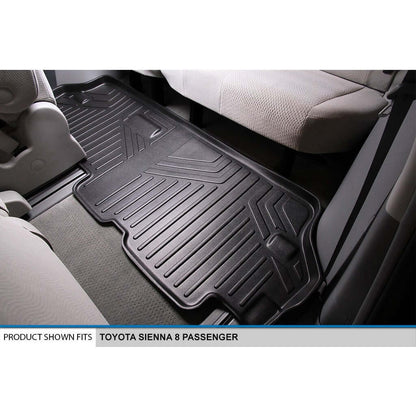 SMARTLINER Custom Fit Floor Liners For 2011-2012 Sienna (8 Passenger Model with Power Folding 3rd Row Seats) Smartliner USA