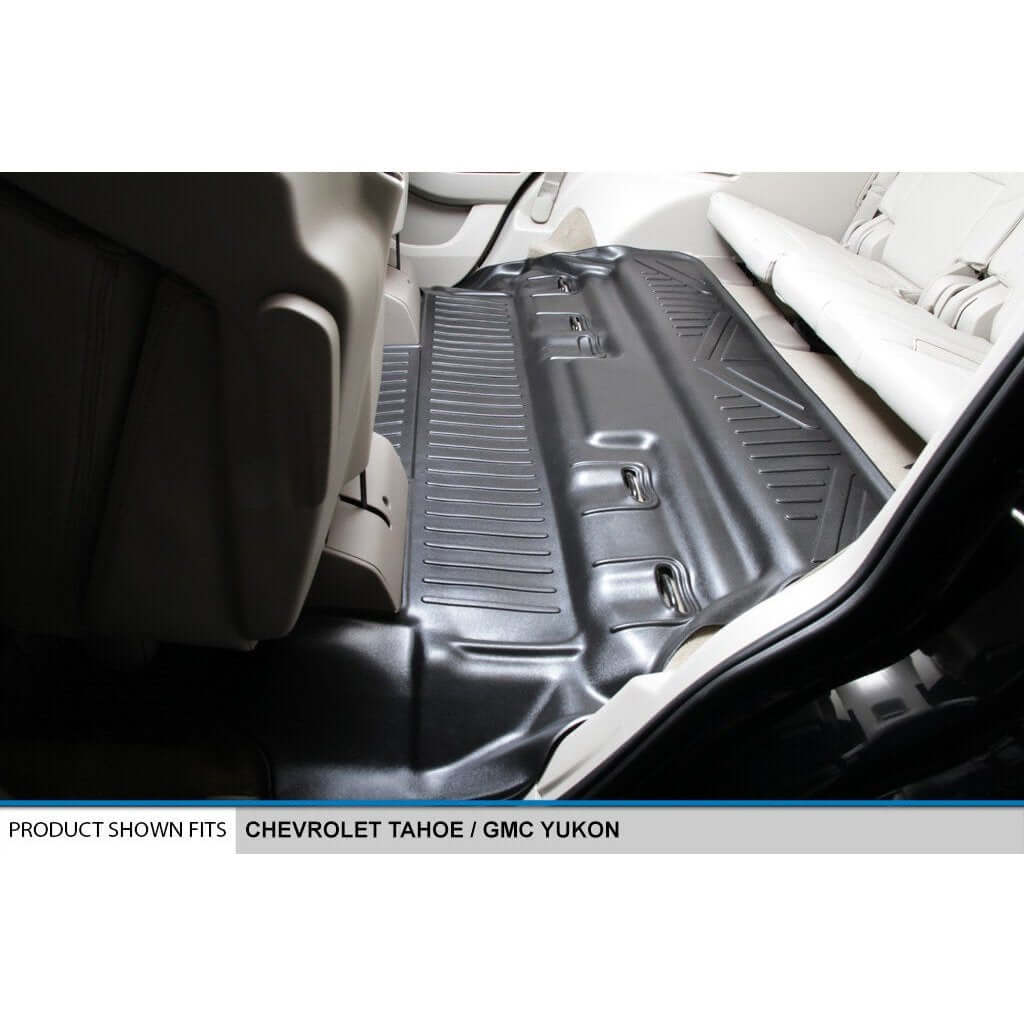 Smart Trim™ Custom Fit Floor Liners For 2015-2020 Cadillac Escalade with Second Row Bucket Seats Smartliner USA