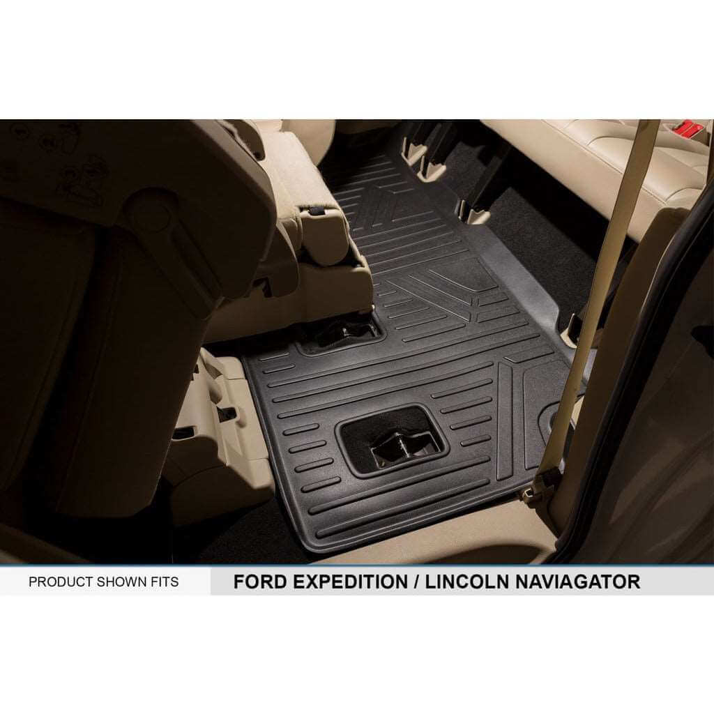 Smart Trim™ Custom Fit Floor Liners For 2011 - 2017 Ford Expedition EL/ Lincoln Navigator (with Console) Smartliner USA