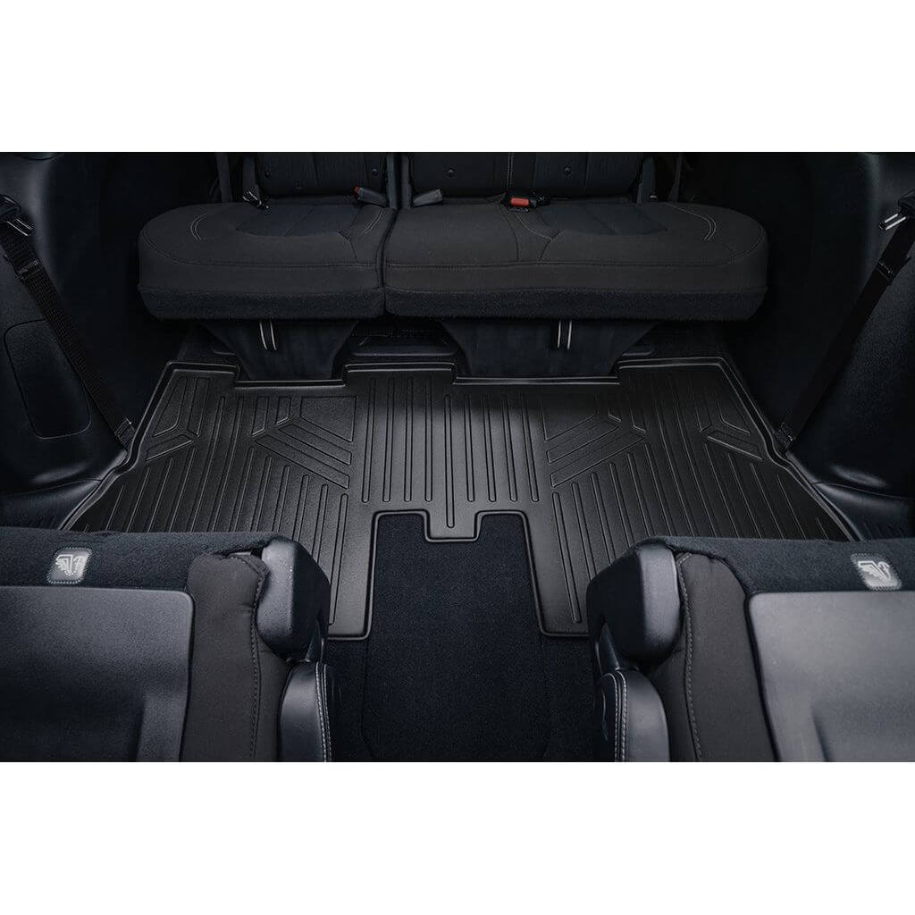 SMARTLINER Custom Fit Floor Liners For 2021-2025 Chrysler Pacifica with 2nd Row Bench (Touring & L Models) Smartliner USA