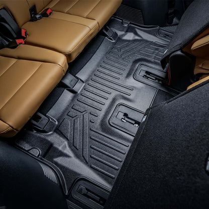 SMARTLINER Custom Fit Floor Liners For 2020-2025 Hyundai Palisade with 2nd Row Bucket Seats No Center Console and No In Between Coverage Smartliner USA