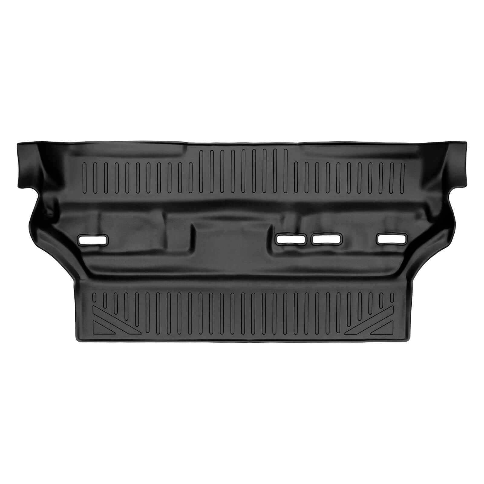 SMARTLINER Custom Fit Floor Mats 3 Rows and Cargo Liner Behind 2nd Row Set Black 2015 - 2020 Tahoe / Yukon with 2nd Row Bench Seats Smartliner USA