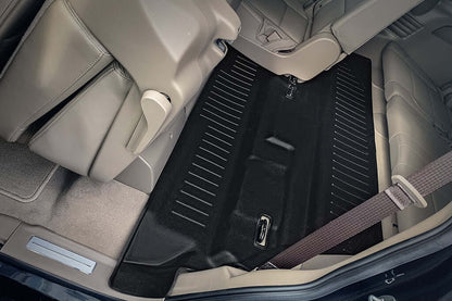 SMARTLINER Custom Fit Floor Mats 3 Rows and Cargo Liner Behind 2nd Row Set Black 2015 - 2020 Tahoe / Yukon with 2nd Row Bench Seats Smartliner USA
