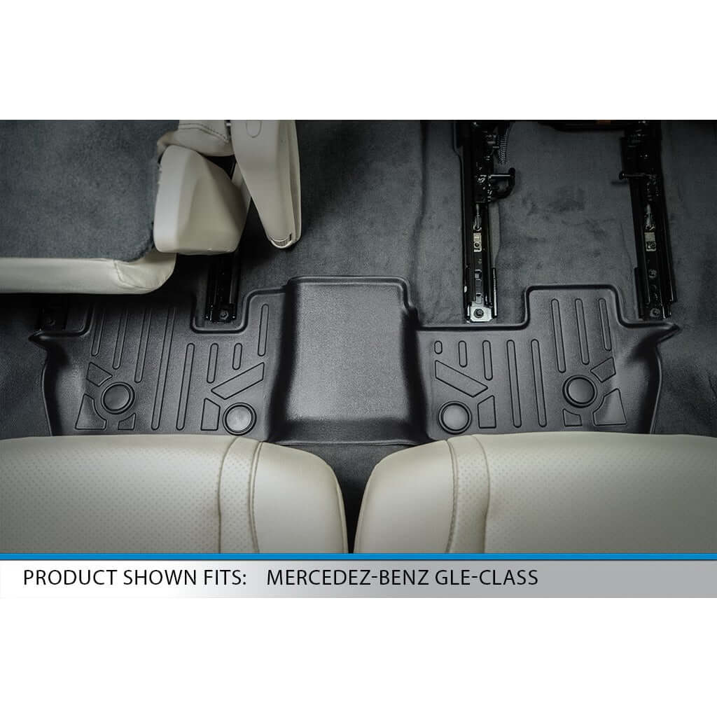 SMARTLINER Custom Fit Floor Liners For 2020-2025 Mercedes-Benz GLE-Class 7/8 Passenger Smartliner USA