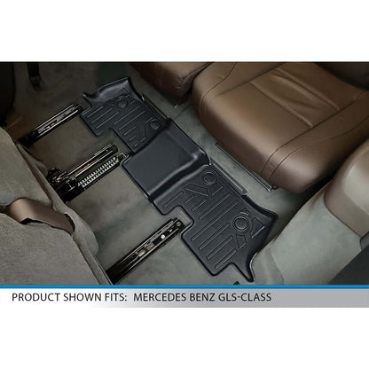 SMARTLINER Custom Fit Floor Liners For 2020-2024 Mercedes-Benz GLS-Class 7 Passenger With 2nd Row Bench Seat Smartliner USA
