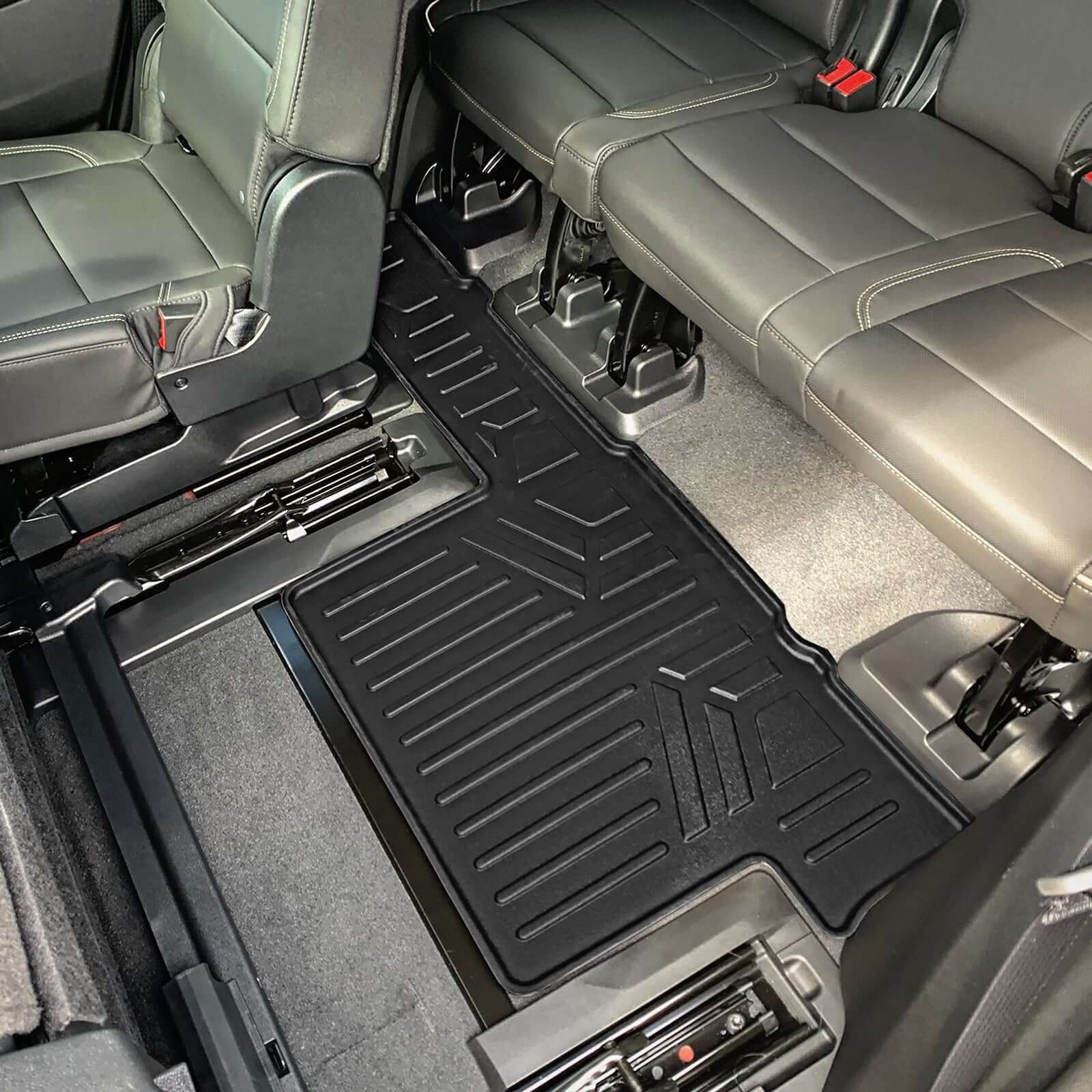 SMARTLINER Custom Fit Floor Liners For 2021-2025 Cadillac Escalade with 2nd Row Bench Seat Smartliner USA