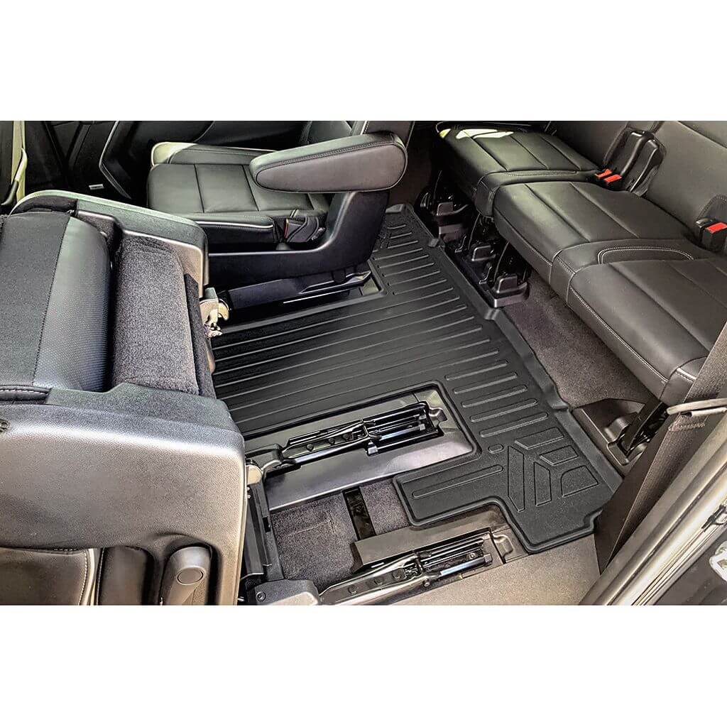 SMARTLINER Custom Fit Floor Liners For 2021-2025 Cadillac Escalade ESV with 2nd Row Bucket Seats Smartliner USA