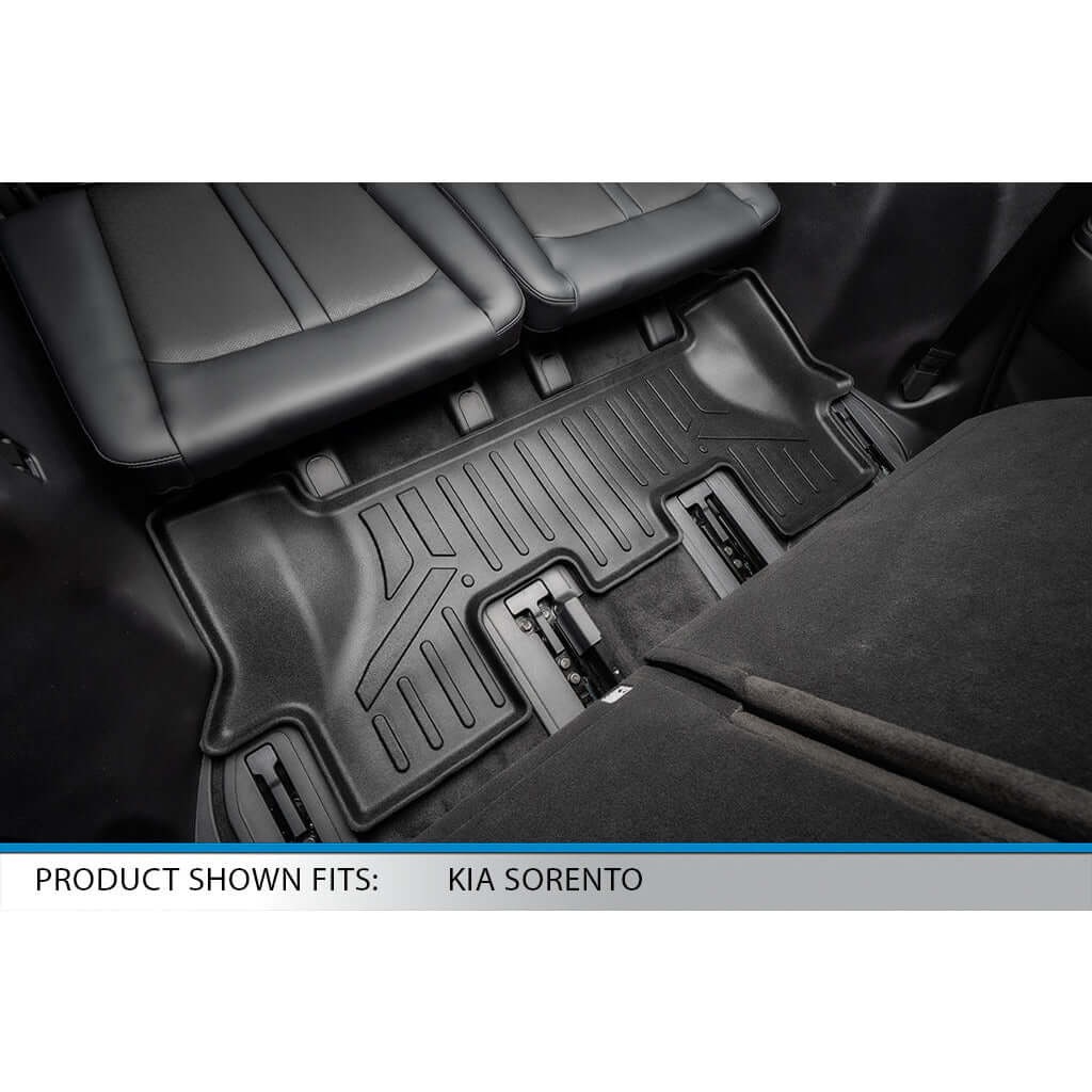 SMARTLINER Custom Fit Floor Liners For 2021-2025 Kia Sorento (with 2nd Row Bucket Seats) Smartliner USA